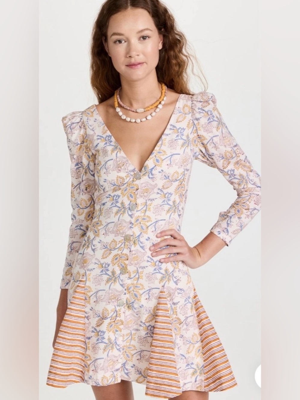 Alix of Bohemia Moria Gilded Lily Dress in Multi